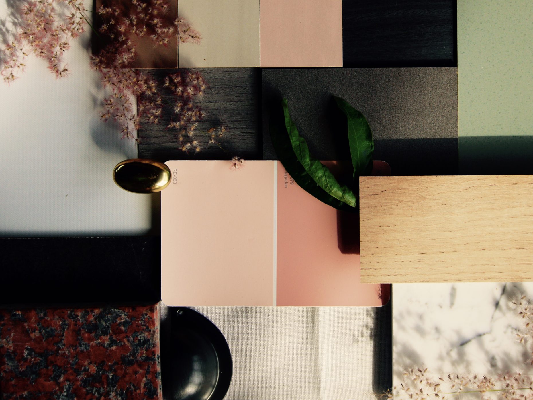 moodboard feito por Giovana Belinello do estúdio Dès Vu